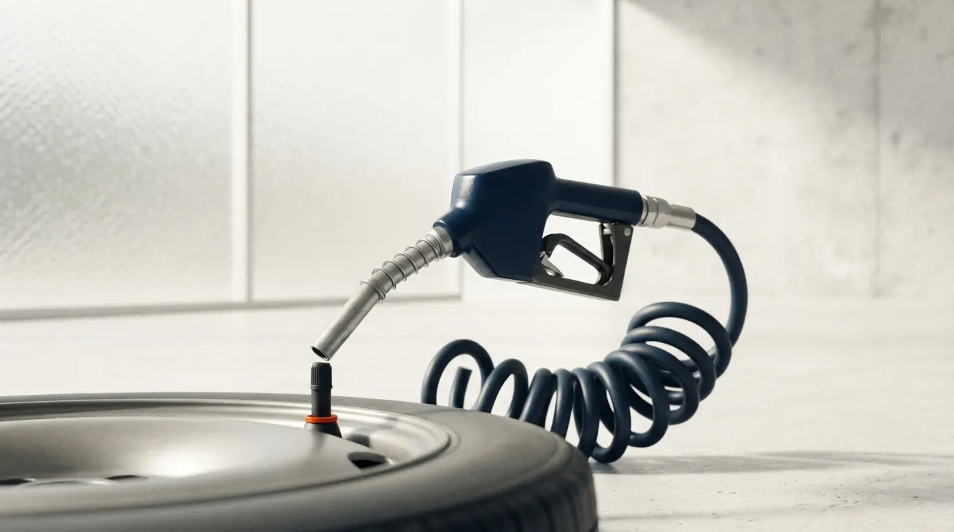 Assistente da Ford checa combustível e pressão dos pneus