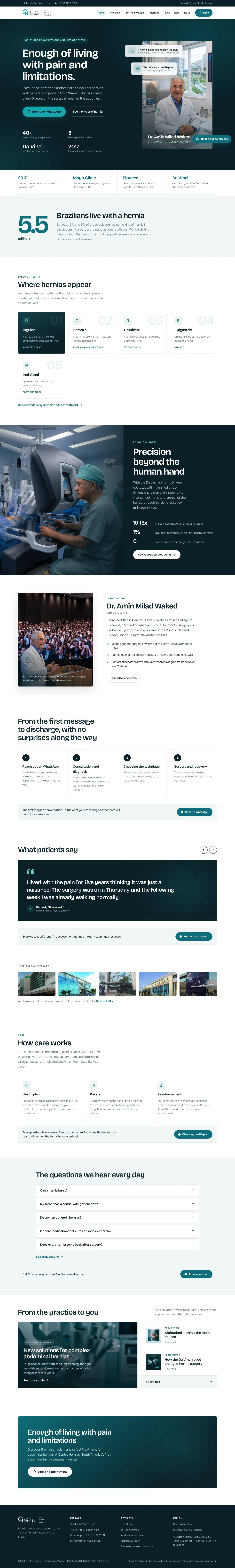 Centro Hérnias · Healthcare · Hernia surgery