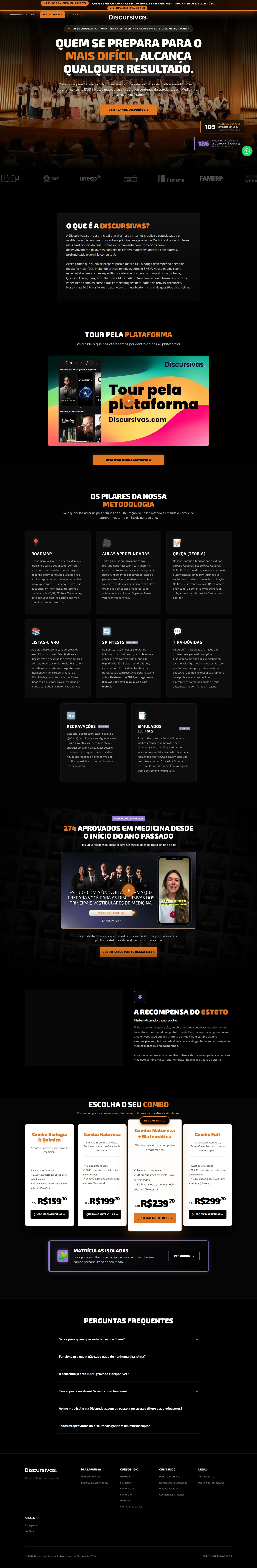 Discursivas.com · Educação · Preparatório de medicina