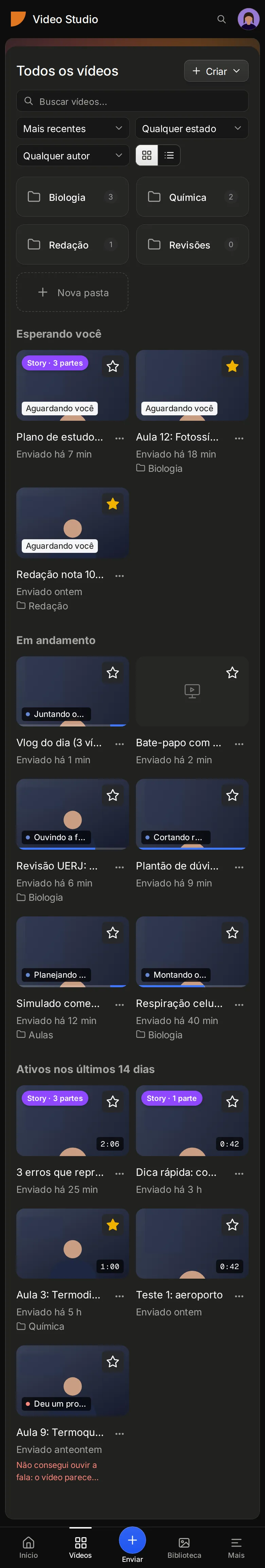 Discursivas Video Studio (mobile)